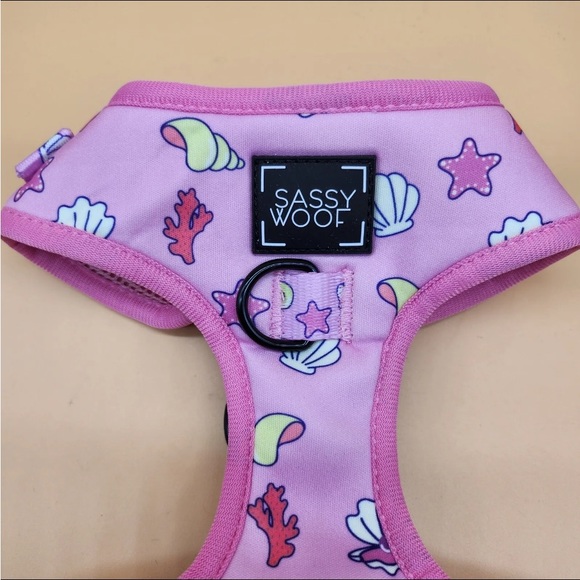 NEW Sassy Woof adjustable dog harness size large with seashells - Picture 6 of 10